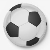 borden van voetbal papieren bordje (Voorkant)