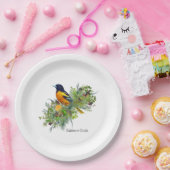 Borden van vogelpapier papieren bordje (Feest)