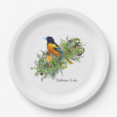 Borden van vogelpapier papieren bordje (Voorkant)