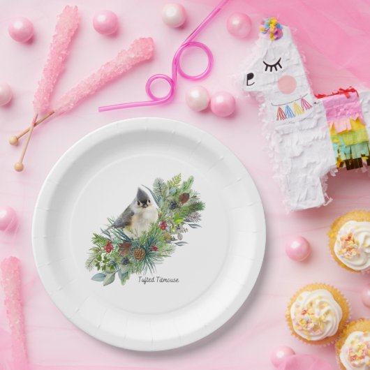 Borden van vogelpapier papieren bordje (Feest)