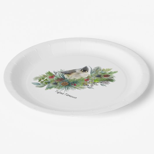 Borden van vogelpapier papieren bordje (Gekanteld)