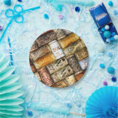 Borden van wijnpapier papieren bordje (Feest)