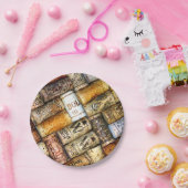 Borden van wijnpapier papieren bordje (Feest)