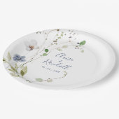 Borden van wilde bosbranden papieren bordje (Gekanteld)