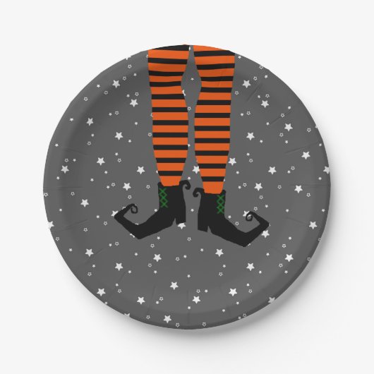 Borden van witpootpapier papieren bordje (Voorkant)