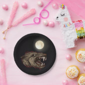 Borden van wolvenpapier papieren bordje (Feest)