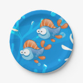 Borden van zeewaterkwaliteit papieren bordje (Voorkant)