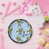 Borden van Zombie Paper Papieren Bordje (Feest)