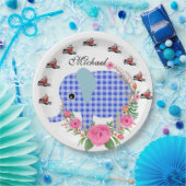 Borden van zonnebloempitten papieren bordje (Feest)