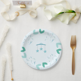 Borden voor aangepast Baby shower Papieren Bordje
