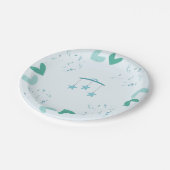 Borden voor aangepast Baby shower Papieren Bordje (Gekanteld)