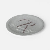 Borden voor aangepaste huwelijksgezinshereniging papieren bordje (Gekanteld)