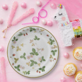 Borden voor  aardbeienpatroon papieren bordje (Feest)