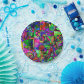 Borden voor abstract papier papieren bordje (Feest)