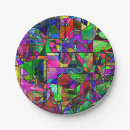 Borden voor abstract papier papieren bordje