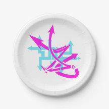 Borden voor abstract pijlpapier