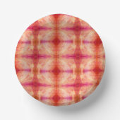 Borden voor abstract Sunset Pattern Paper Papieren Kommen (Voorkant)
