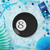 Borden voor acht kogelpapier papieren bordje (Feest)