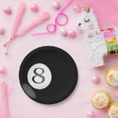 Borden voor acht kogelpapier papieren bordje (Feest)