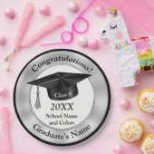 Borden voor  Afstuderen Papieren Bordje (Feest)