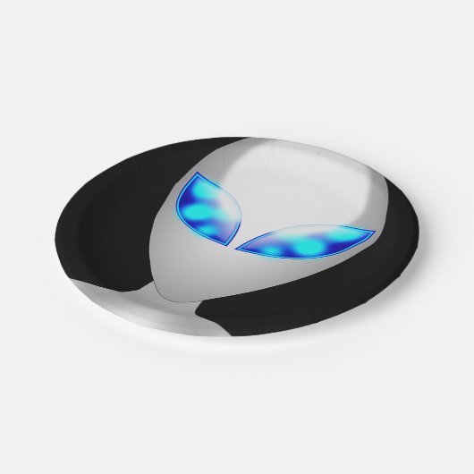 Borden voor Aliendepapier Papieren Bordje (Gekanteld)