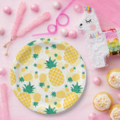 Borden voor ananassapier 9 inch papieren bordje (Feest)