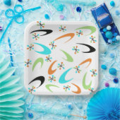 Borden voor atoompapier uit de middeleeuwen papieren bordje (Feest)