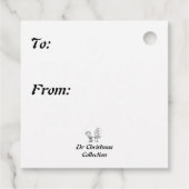 Borden voor auto's en boompapier bedankjes labels (Achterkant)