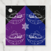 Borden voor auto's en boompapier bedankjes labels (Voorkant)