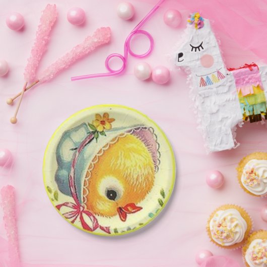Borden voor  Baby-paaspapier Papieren Bordje (Feest)