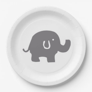 Borden voor Baby shower met ellephant Papieren Bordje