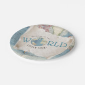 Borden voor Baby shower Papieren Bordje (Gekanteld)