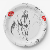 Borden voor barokarsenaalpapier papieren bordje (Voorkant)