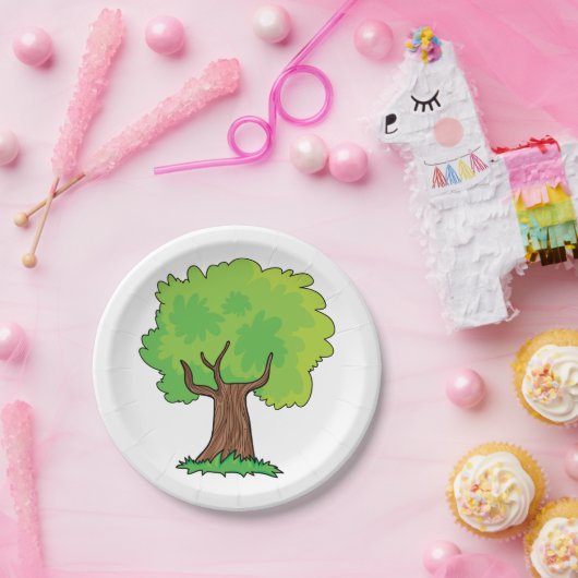 Borden voor bladpapier papieren bordje (Feest)