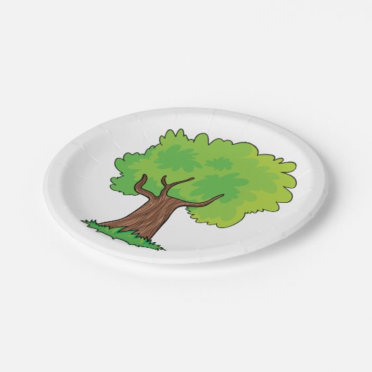 Borden voor bladpapier papieren bordje (Gekanteld)