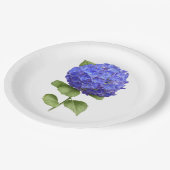 Borden voor blauw brandkranen papieren bordje (Gekanteld)