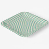 Borden voor  blauw controlebord papieren bordje (Gebogen)