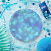 Borden voor blauw inwendig papier papieren bordje (Feest)