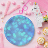 Borden voor blauw inwendig papier papieren bordje (Feest)