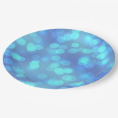 Borden voor blauw inwendig papier papieren bordje (Gekanteld)