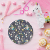 Borden voor blauw kleurenpapier papieren bordje (Feest)