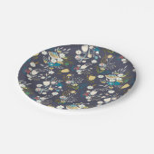 Borden voor blauw kleurenpapier papieren bordje (Gekanteld)