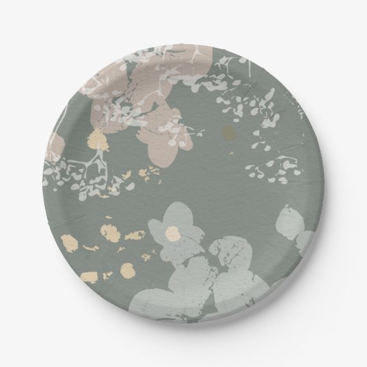 Borden voor bloemkool van Bohemen voor Baby shower Papieren Bordje (Voorkant)