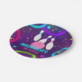 Borden voor Bowling Party-papier Papieren Bordje (Gekanteld)