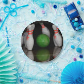 Borden voor Bowlingpapier Papieren Bordje (Feest)