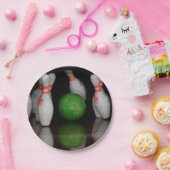 Borden voor Bowlingpapier Papieren Bordje (Feest)