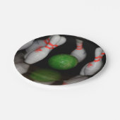 Borden voor Bowlingpapier Papieren Bordje (Gekanteld)