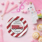 Borden voor brandweerpapier voor brandweerlieden o papieren bordje (Feest)