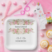 Borden voor bruiloft papieren bordje (Feest)