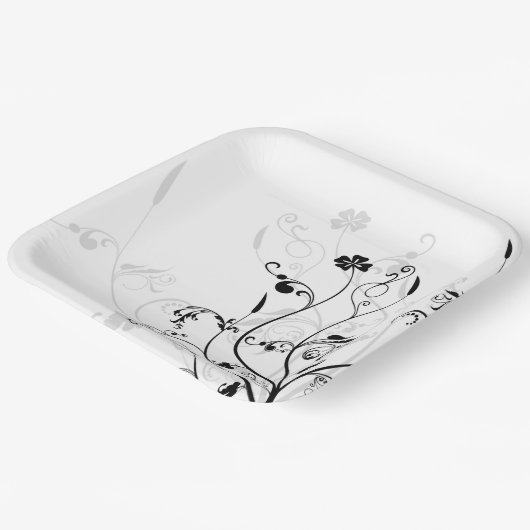 Borden voor bruiloft papieren bordje (Gebogen)